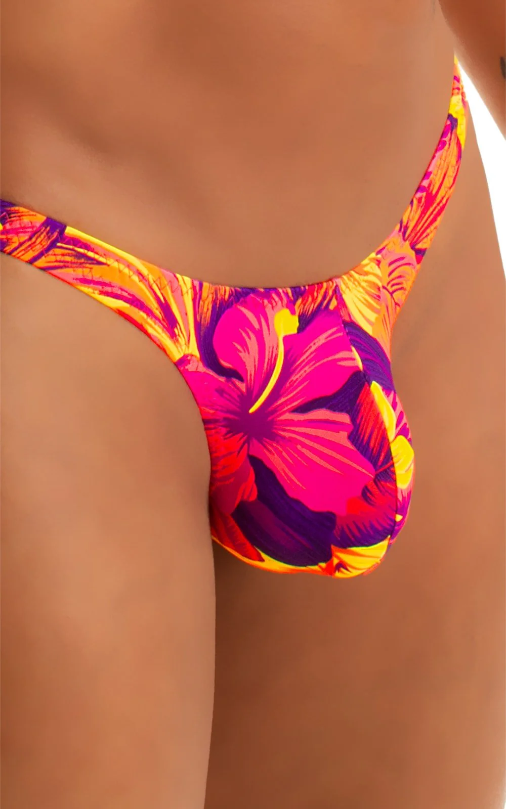 M77 - Mens Micro Pouch Swimsuit Thong - Prints - Image 3