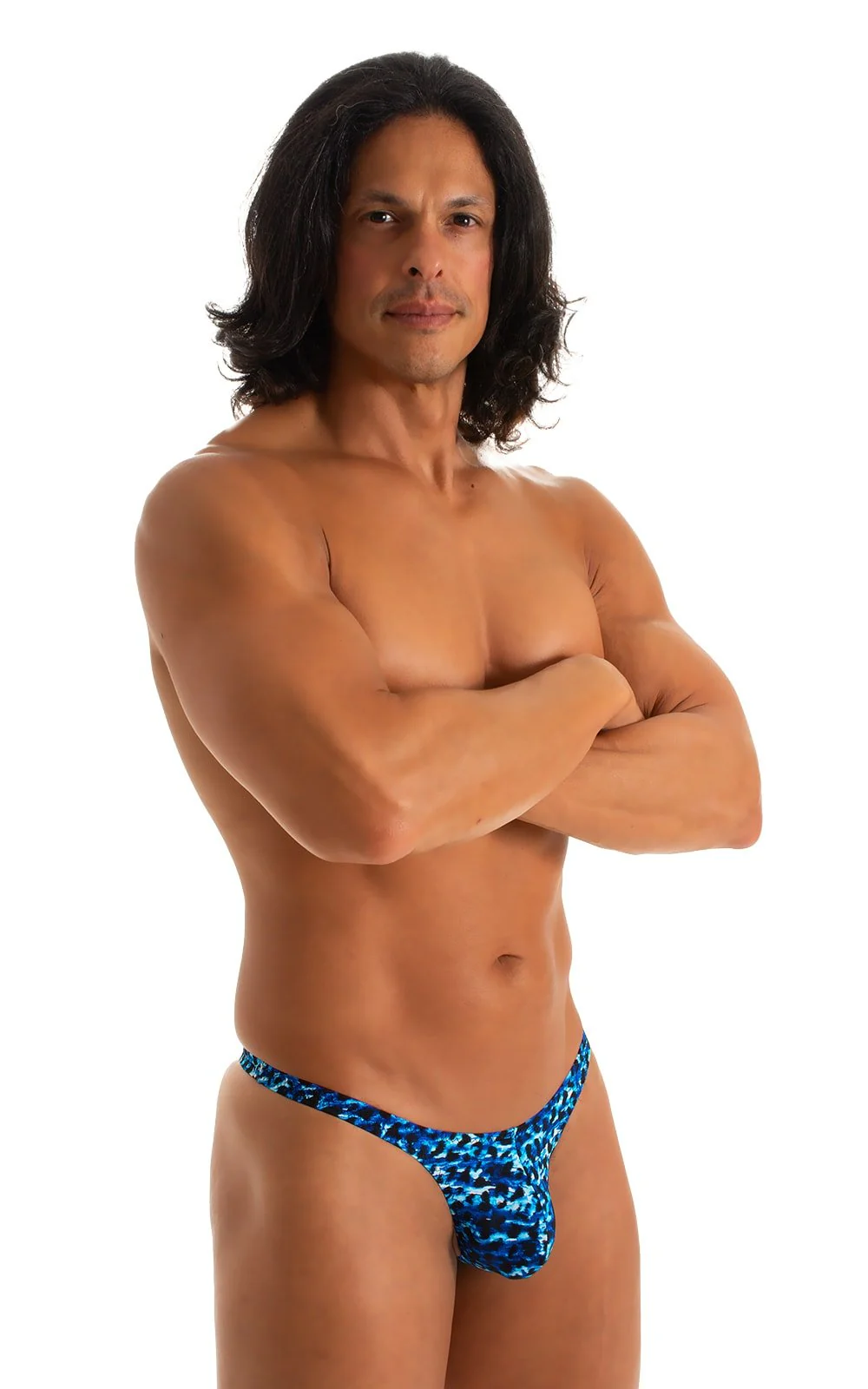 M77 - Mens Micro Pouch Swimsuit Thong - Prints - Image 35