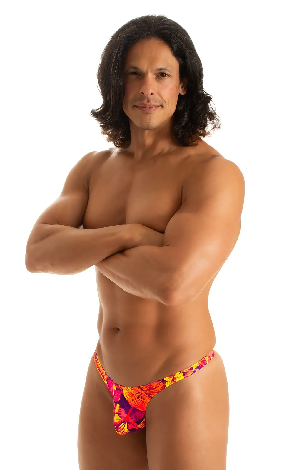 M77 - Mens Micro Pouch Swimsuit Thong - Prints - Image 4