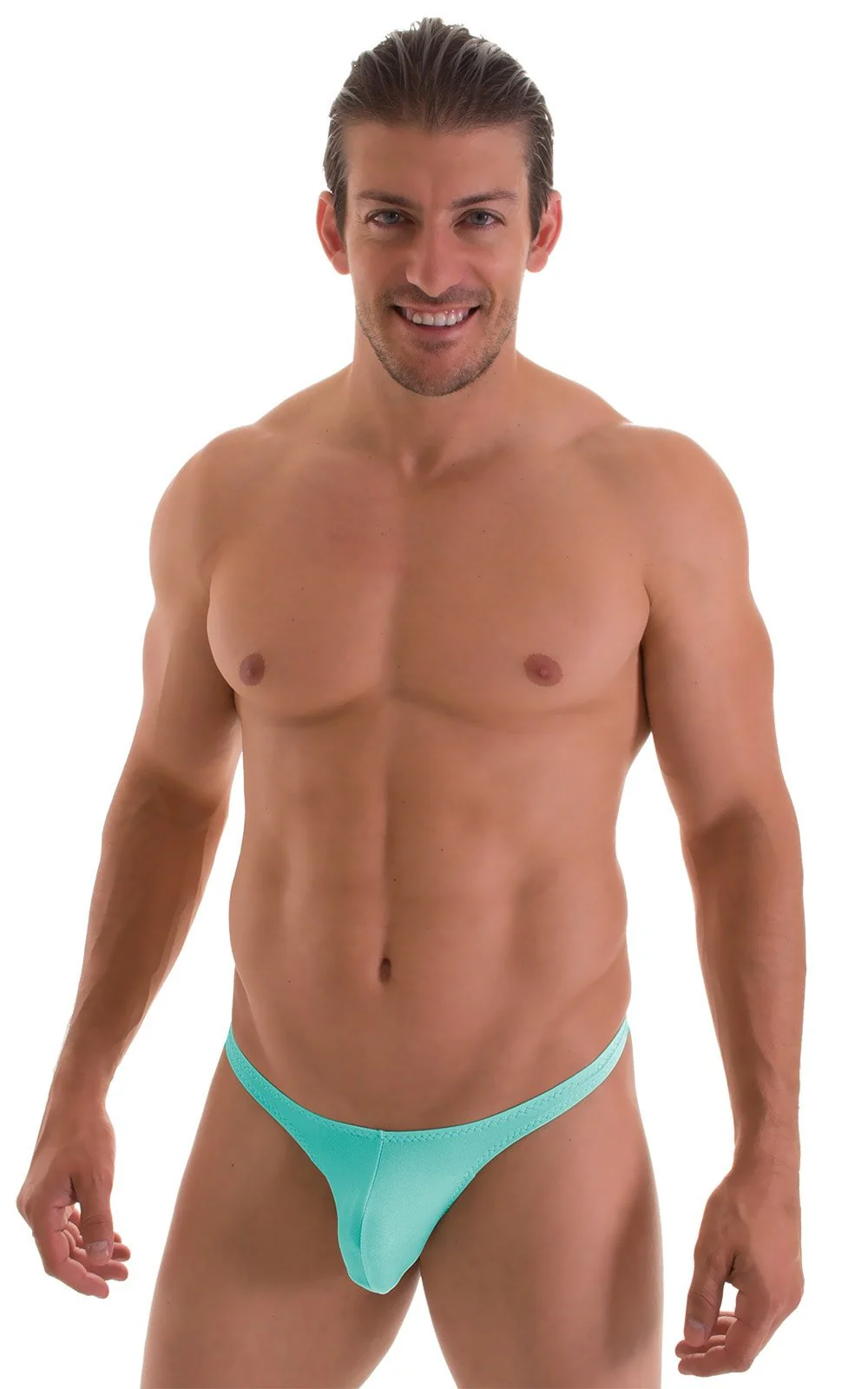 M77 - Mens Micro Pouch Swimsuit Thong - Solids - Image 20