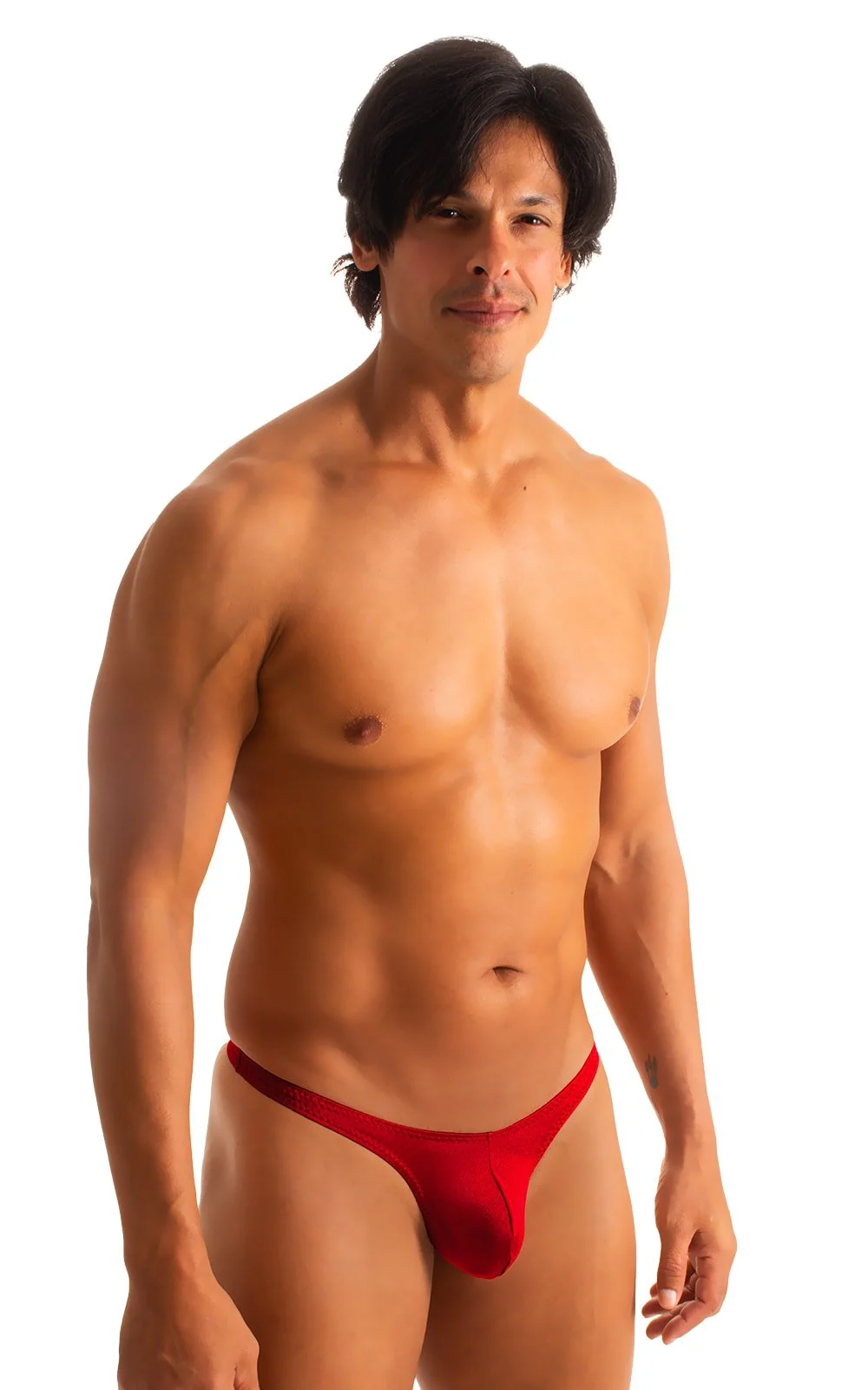 M77 - Mens Micro Pouch Swimsuit Thong - Solids - Image 39