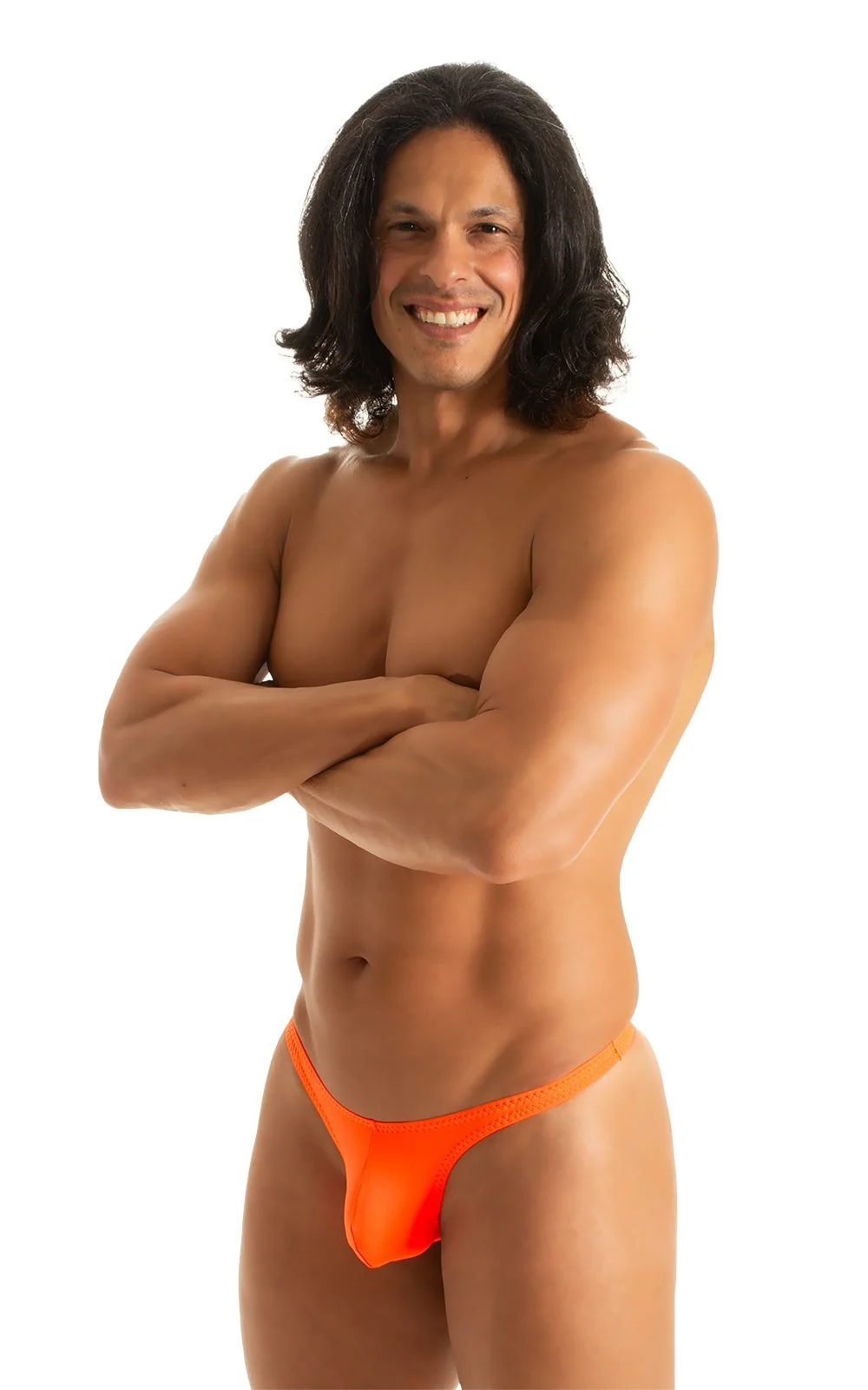 M77 - Mens Micro Pouch Swimsuit Thong - Solids - Image 6