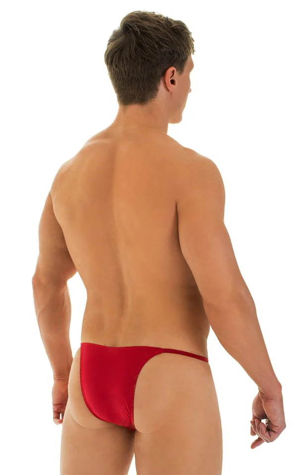 M66 - Mens Micro String Rio Bikini - Solid Sheer Semi Sheer - Image 12