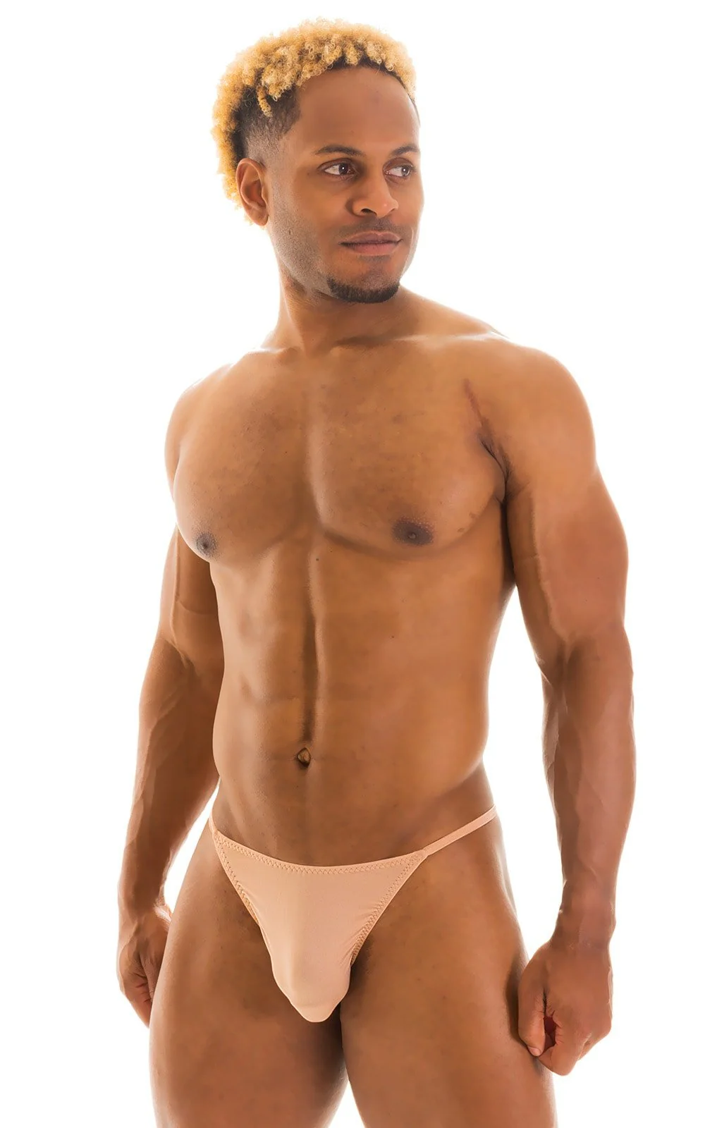 M66 - Mens Micro String Rio Bikini - Solid Sheer Semi Sheer - Image 23