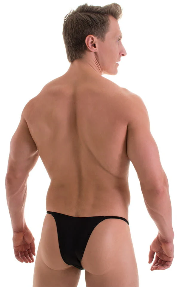 M66 - Mens Micro String Rio Bikini - Solid Sheer Semi Sheer - Image 5