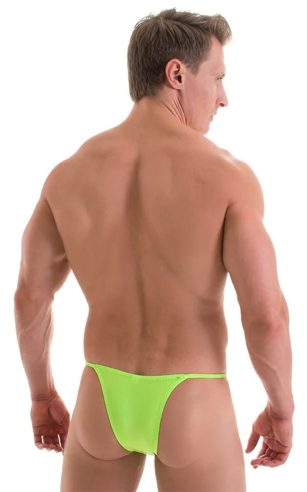 M66 - Mens Micro String Rio Bikini - Solid Sheer Semi Sheer - Image 9