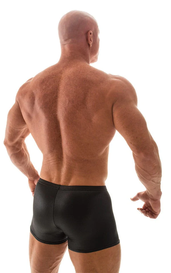 M43POS - Mens Posing NPC IFBB Physique Classic Short - Wet Look - Image 2