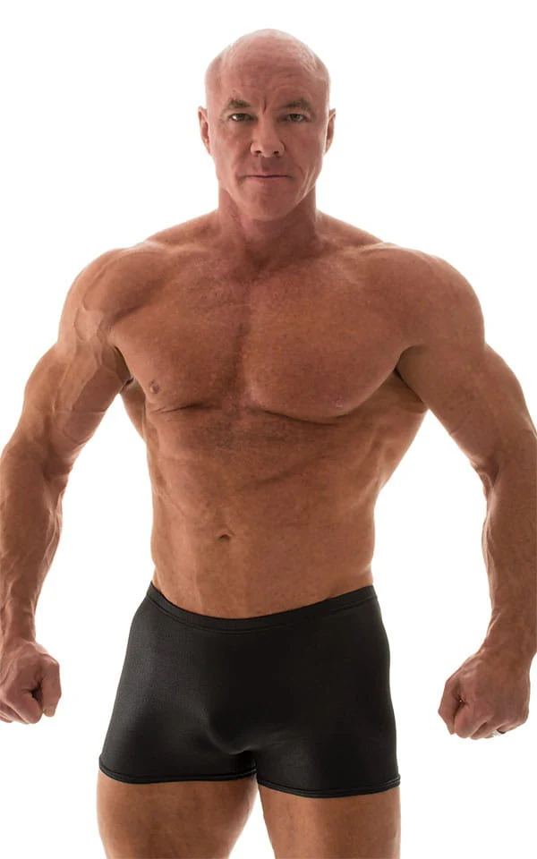 M43POS - Mens Posing NPC IFBB Physique Classic Short - Wet Look - Image 3