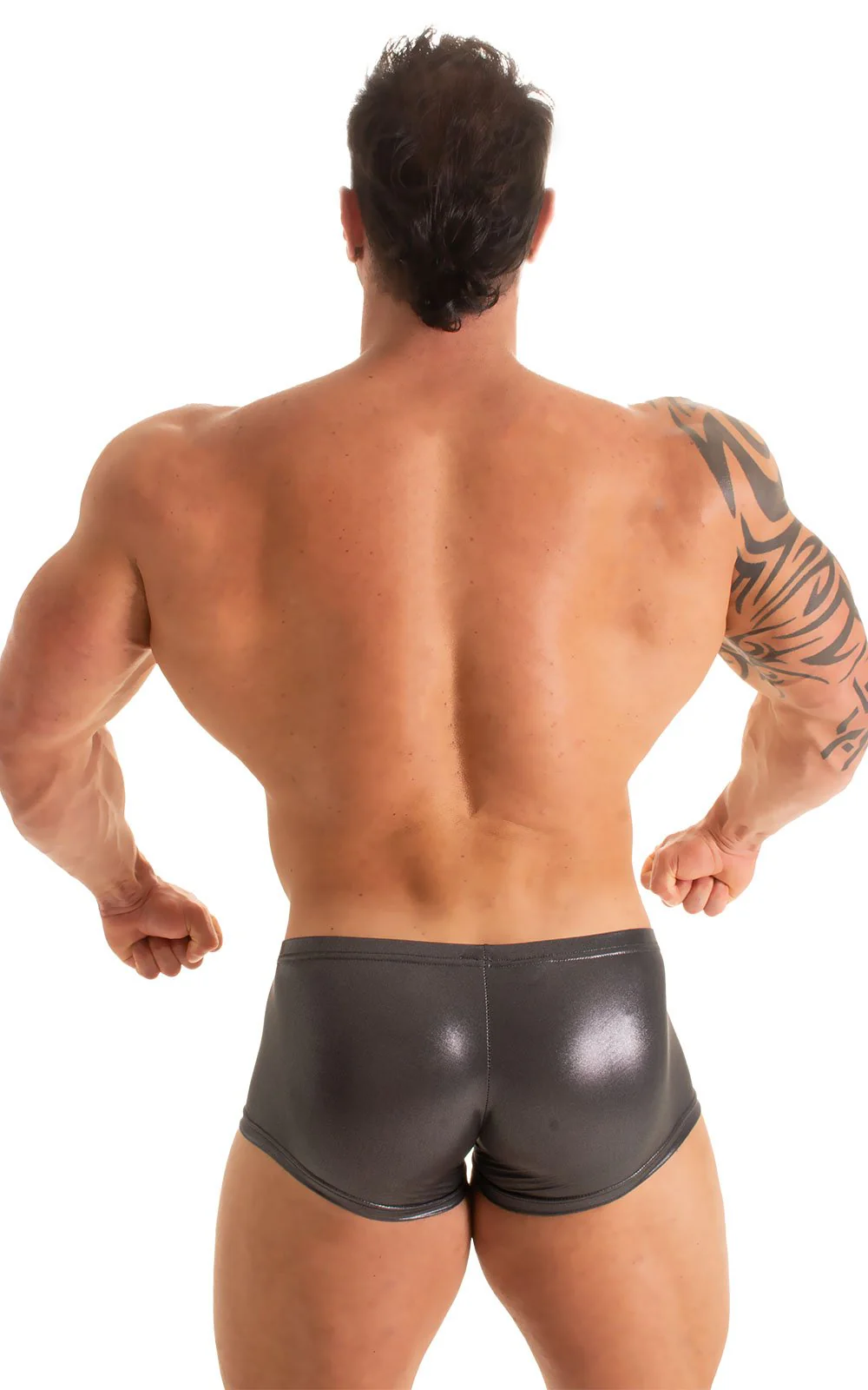 M61POS - Mens Posing NPC IFBB Physique Low Cut Short - Metallics - Image 2
