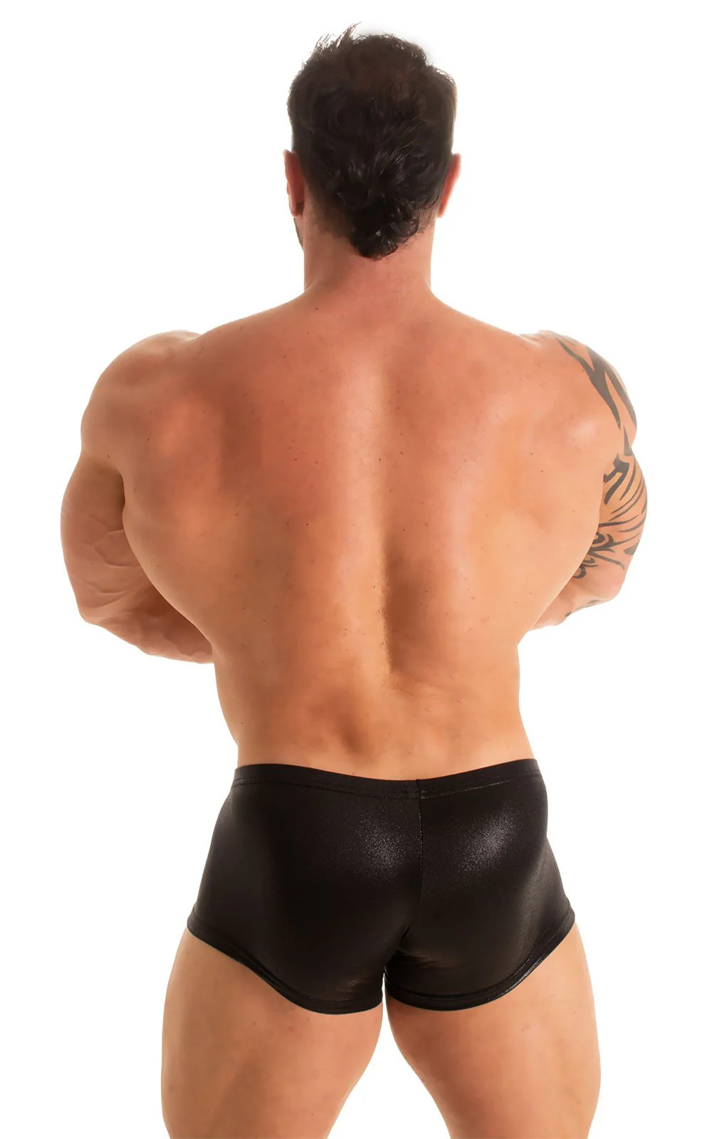 M61POS - Mens Posing NPC IFBB Physique Low Cut Short - Metallics - Image 6