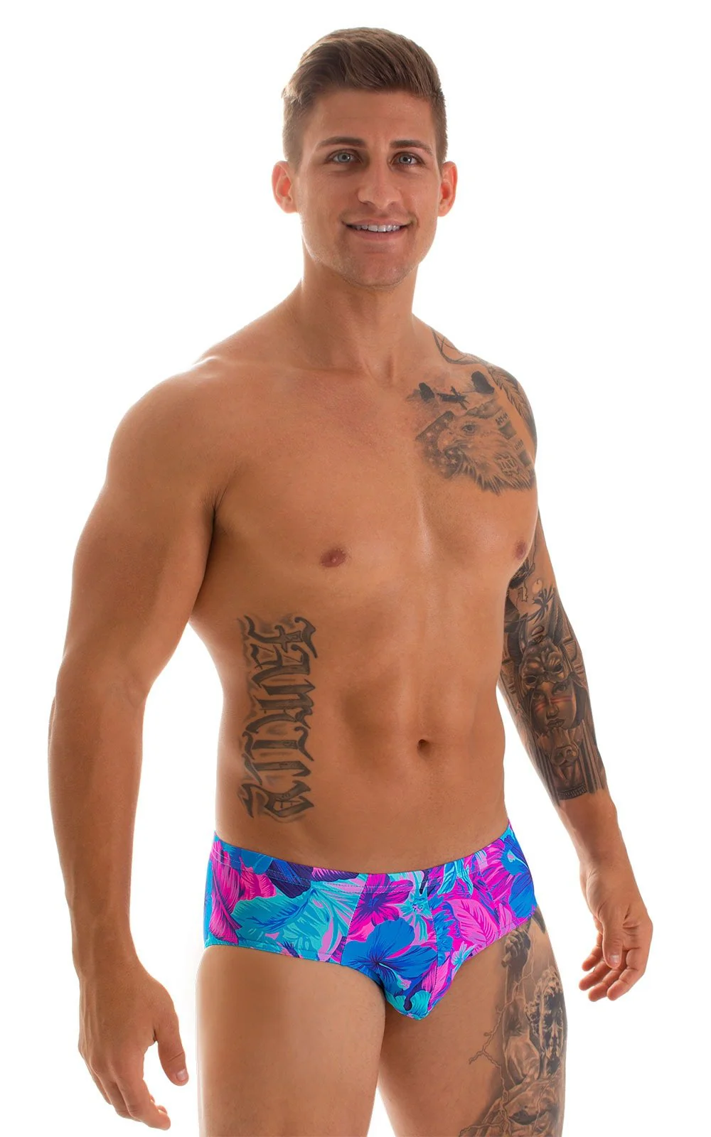 M88 - Mens Pouch Brief Swimsuit - Prints - Image 11
