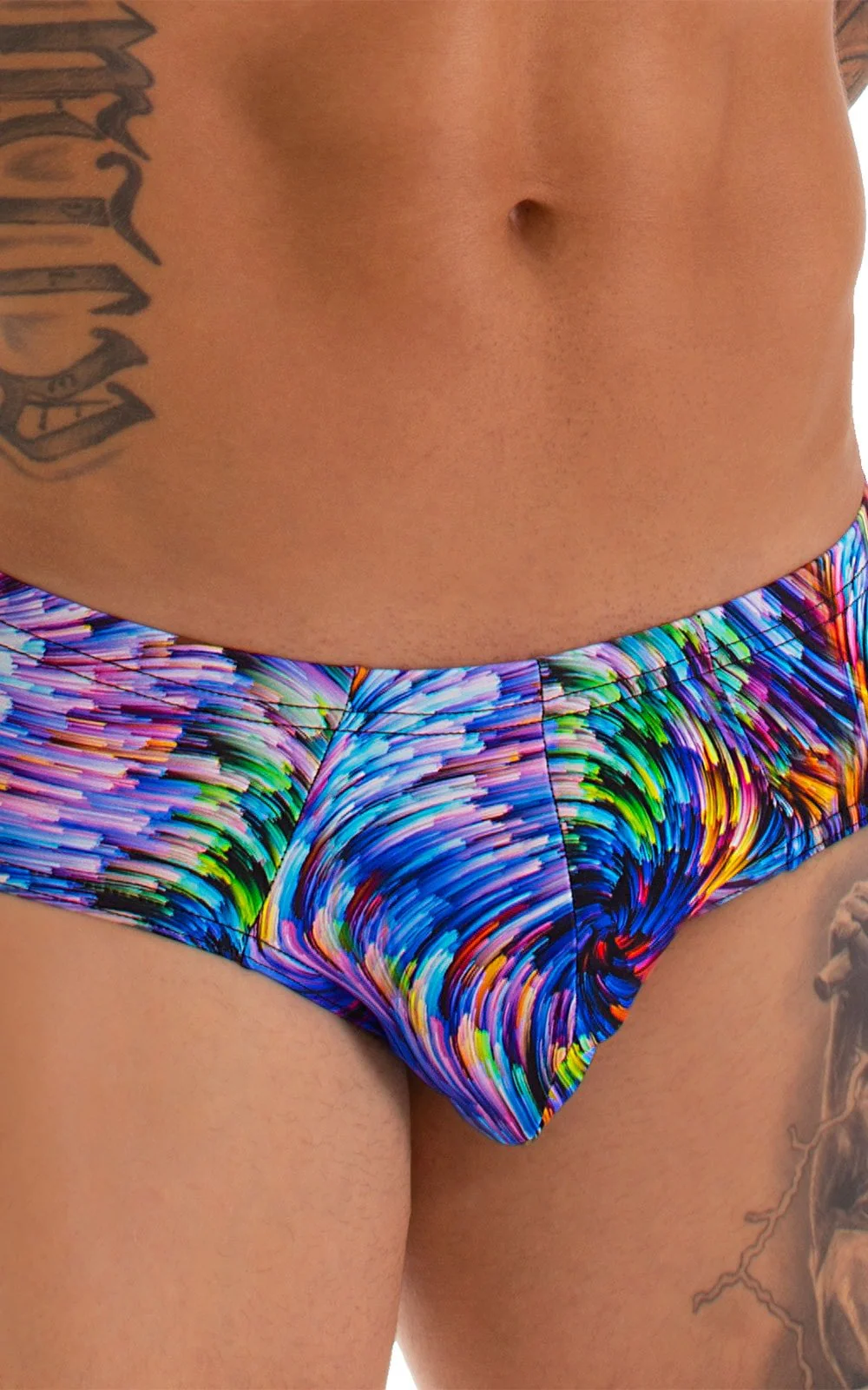 M88 - Mens Pouch Brief Swimsuit - Prints - Image 6