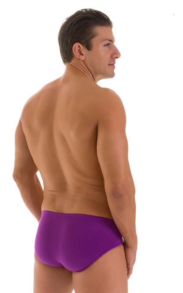 M88 - Mens Pouch Brief Swimsuit - Solid Sheer Semi Sheer - Image 10