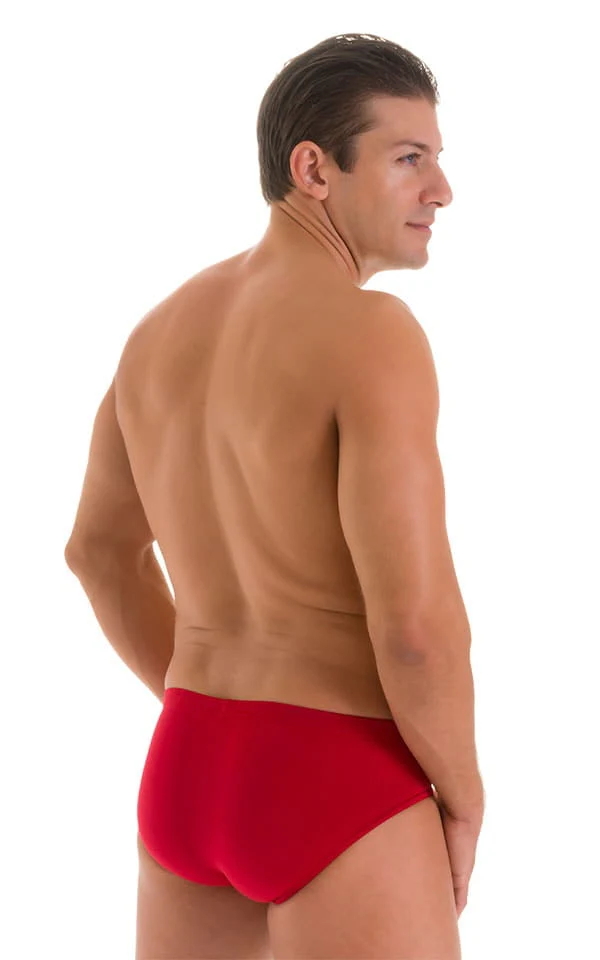 M88 - Mens Pouch Brief Swimsuit - Solid Sheer Semi Sheer - Image 2