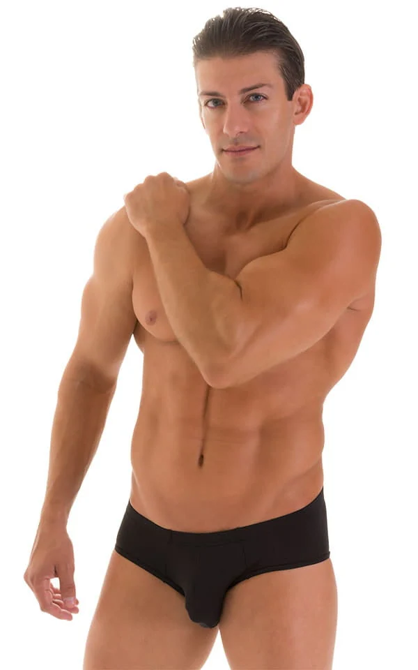 M88 - Mens Pouch Brief Swimsuit - Solid Sheer Semi Sheer - Image 5