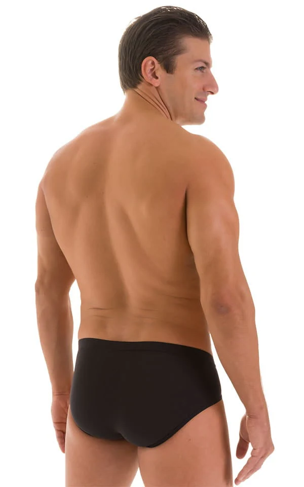 M88 - Mens Pouch Brief Swimsuit - Solid Sheer Semi Sheer - Image 6