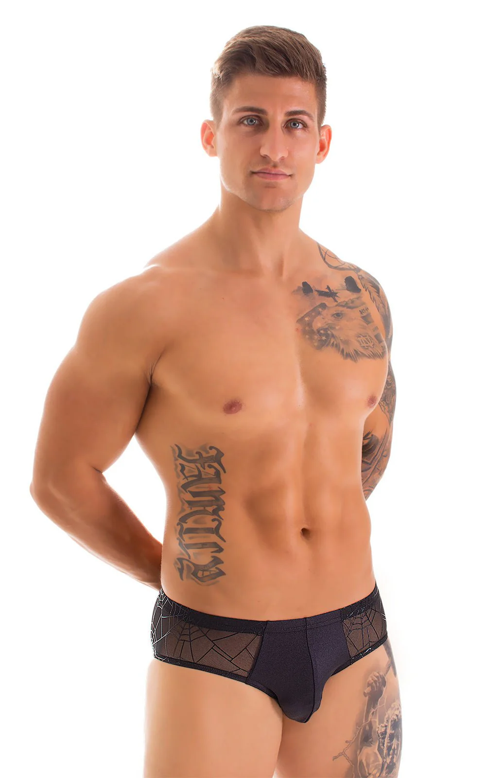 M88 - Mens Pouch Brief Swimsuit - Solids - Image 9