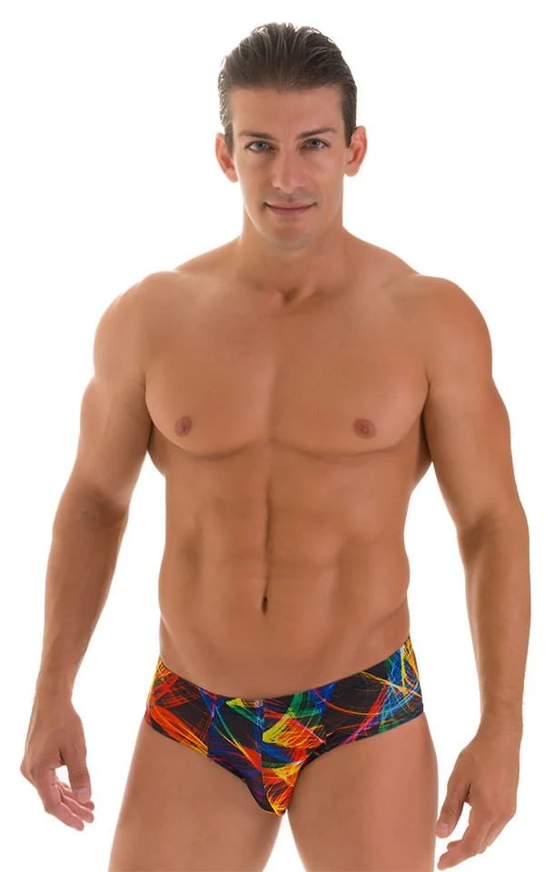 M88 - Mens Pouch Brief Swimsuit - Tan Through