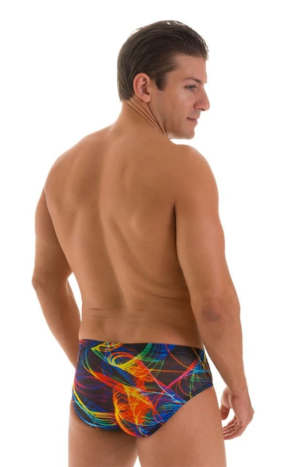 M88 - Mens Pouch Brief Swimsuit - Tan Through - Image 2