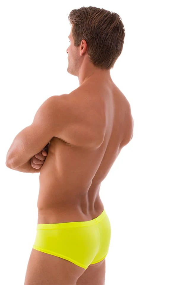 M71 - Mens Pouch Enhanced Micro Square Cut Swim Trunks - Solids - Image 18