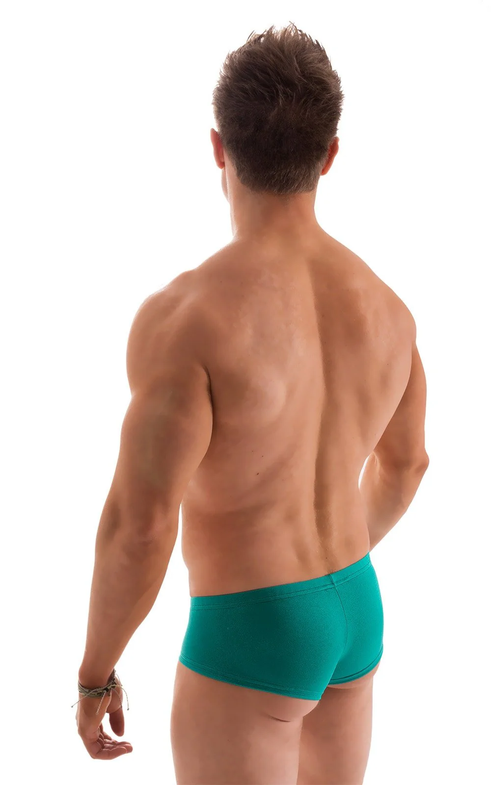 M71 - Mens Pouch Enhanced Micro Square Cut Swim Trunks - Solids - Image 25