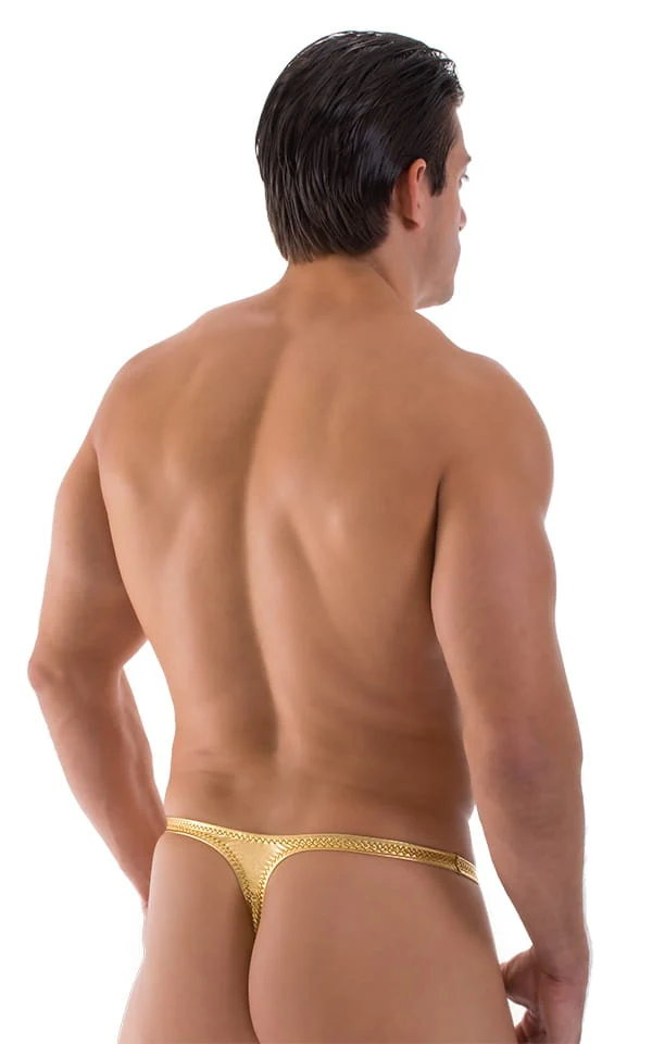 M65 - Mens Quick Release Thong Bravura Pouch - Metallics - Image 17