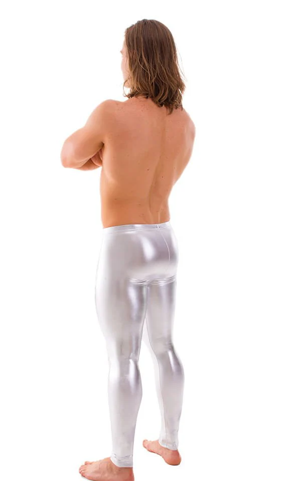 A4M - Mens Regular Waist  Leggings - Metallics - Image 11