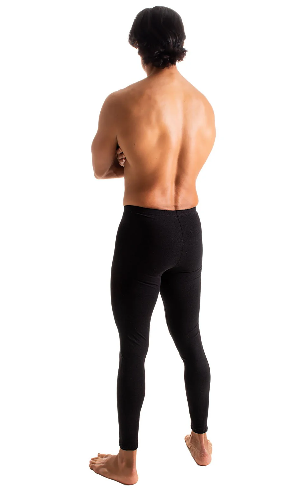 A4M - Mens Regular Waist  Leggings - Solids - Image 13