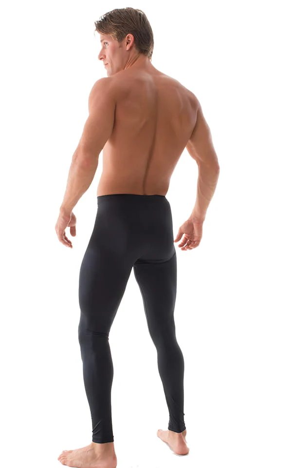 A4M - Mens Regular Waist  Leggings - Solids - Image 7