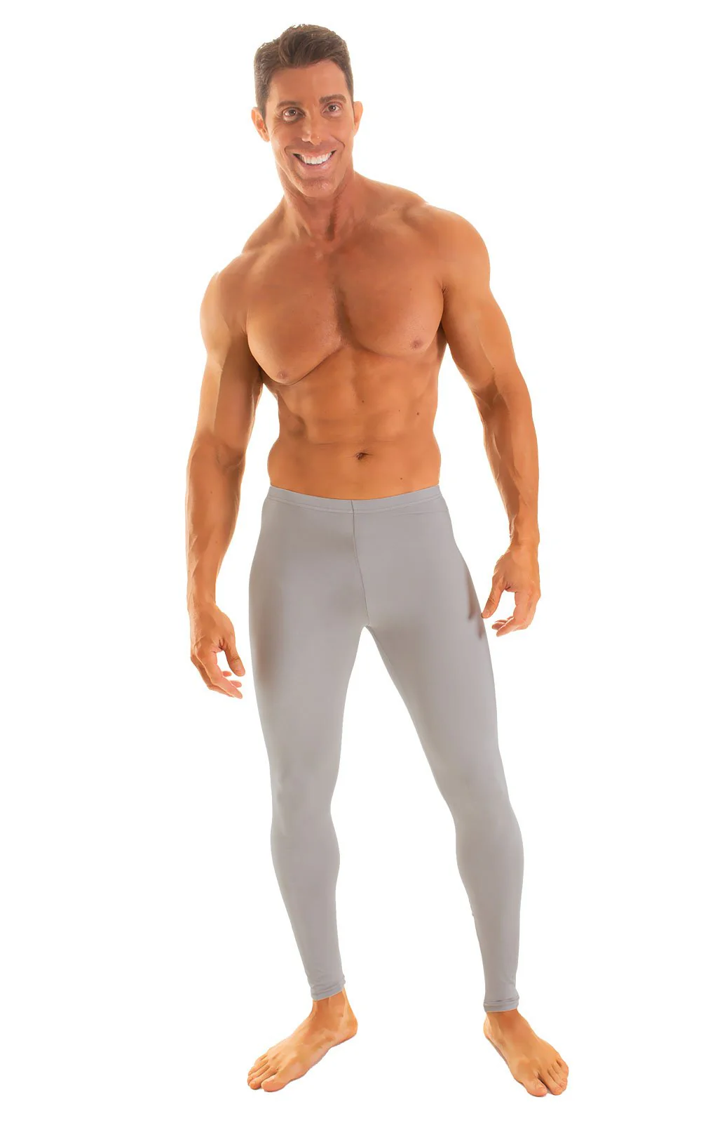 A4M - Mens Regular Waist  Leggings - Solids - Image 9