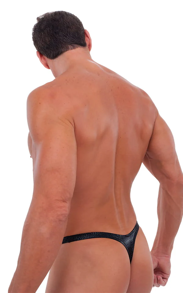 M32 - Mens Review Stripper Thong - Metallics - Image 14