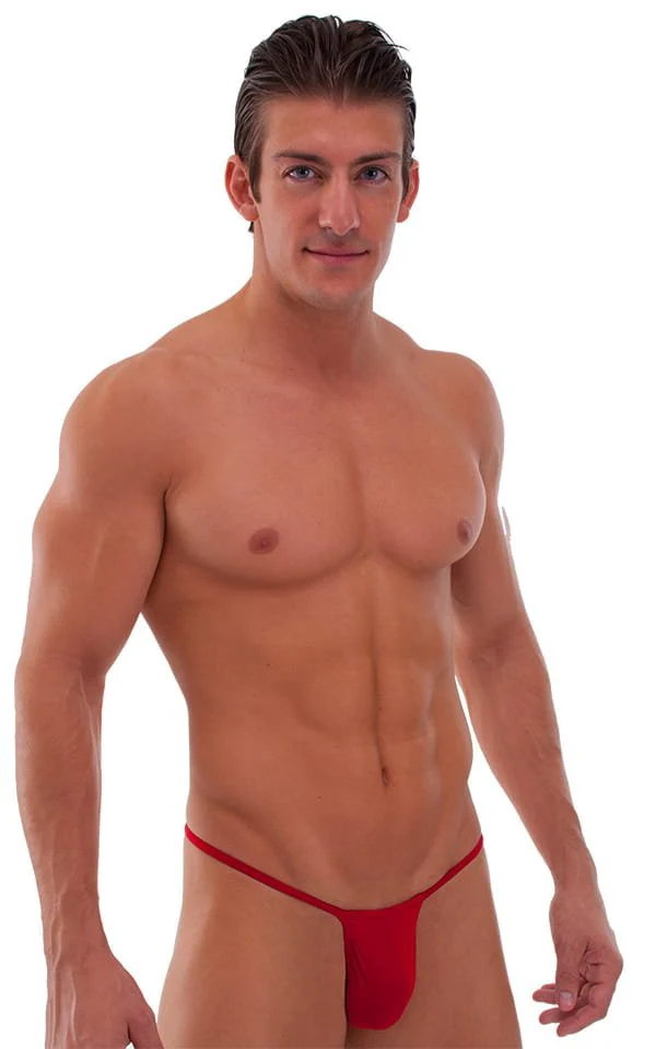 M46 - Mens Roman G String Bikini - Solid Sheer Semi Sheer - Image 24