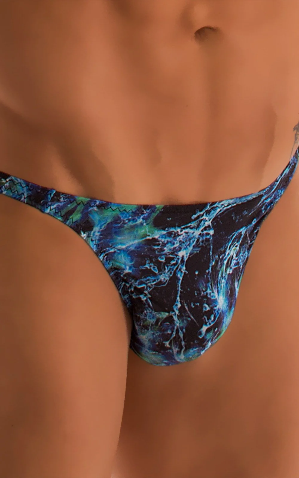 M26 - Mens Seamless Pouch Bikini - Prints - Image 23
