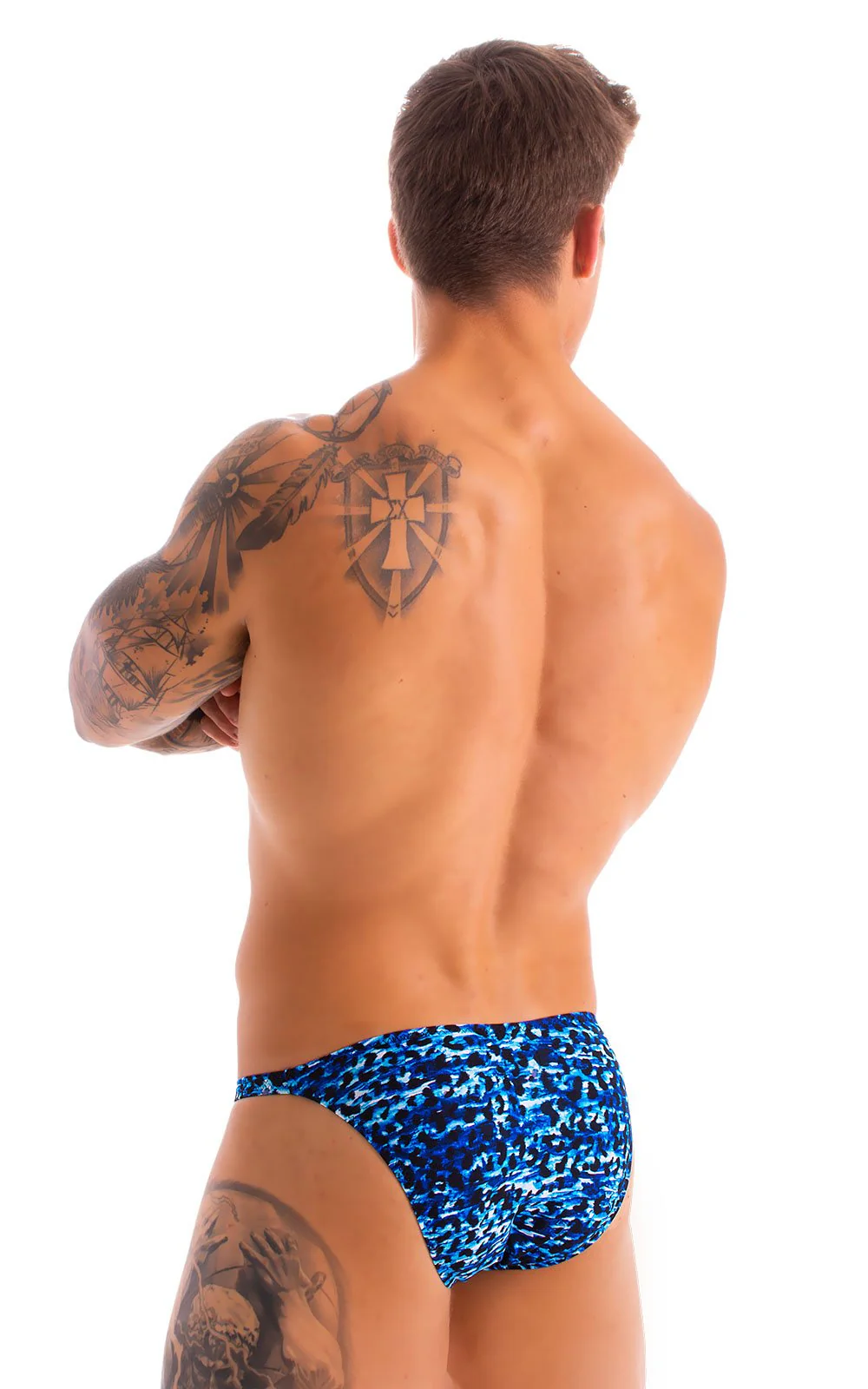 M26 - Mens Seamless Pouch Bikini - Prints - Image 41
