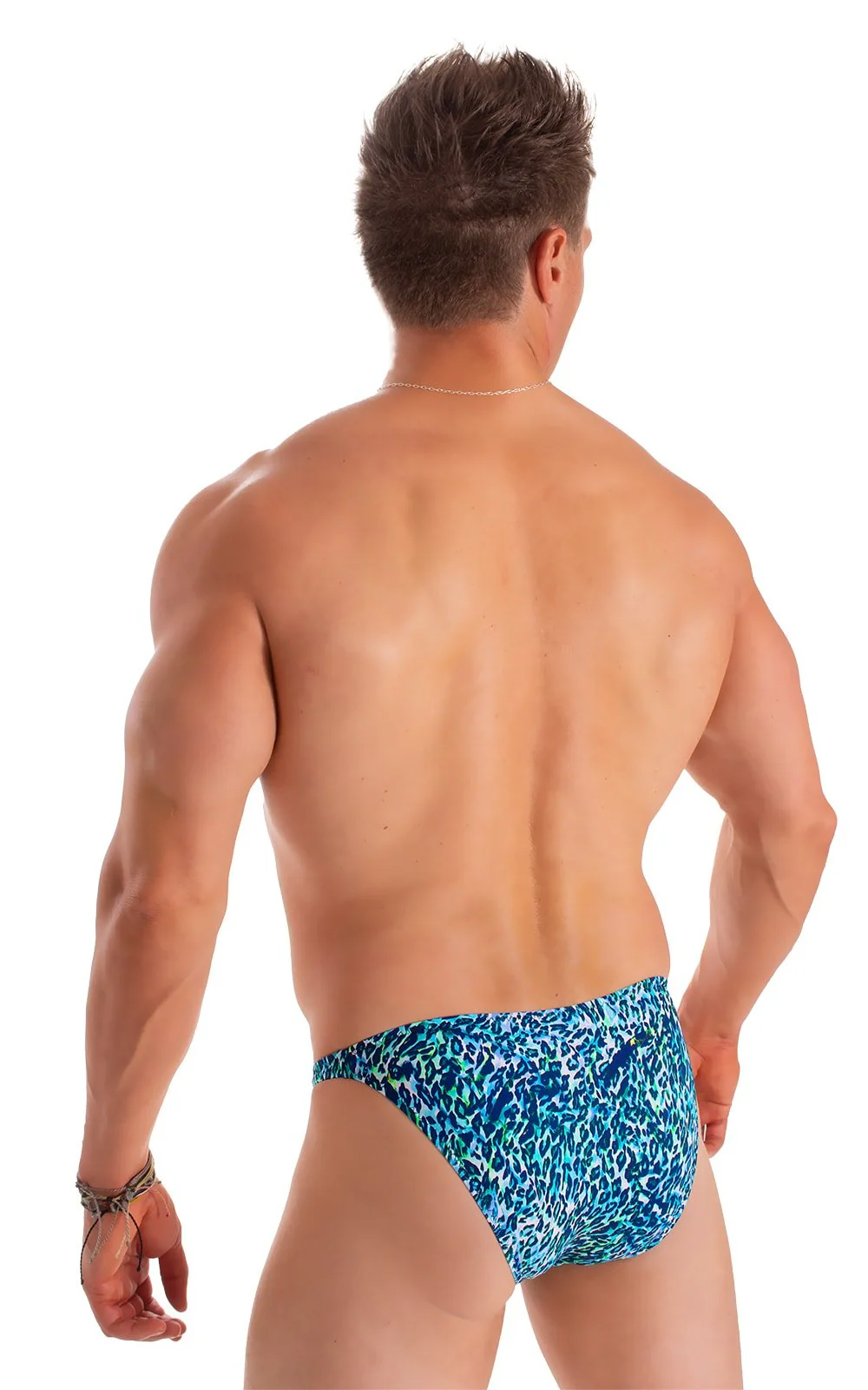 M26 - Mens Seamless Pouch Bikini - Prints - Image 45