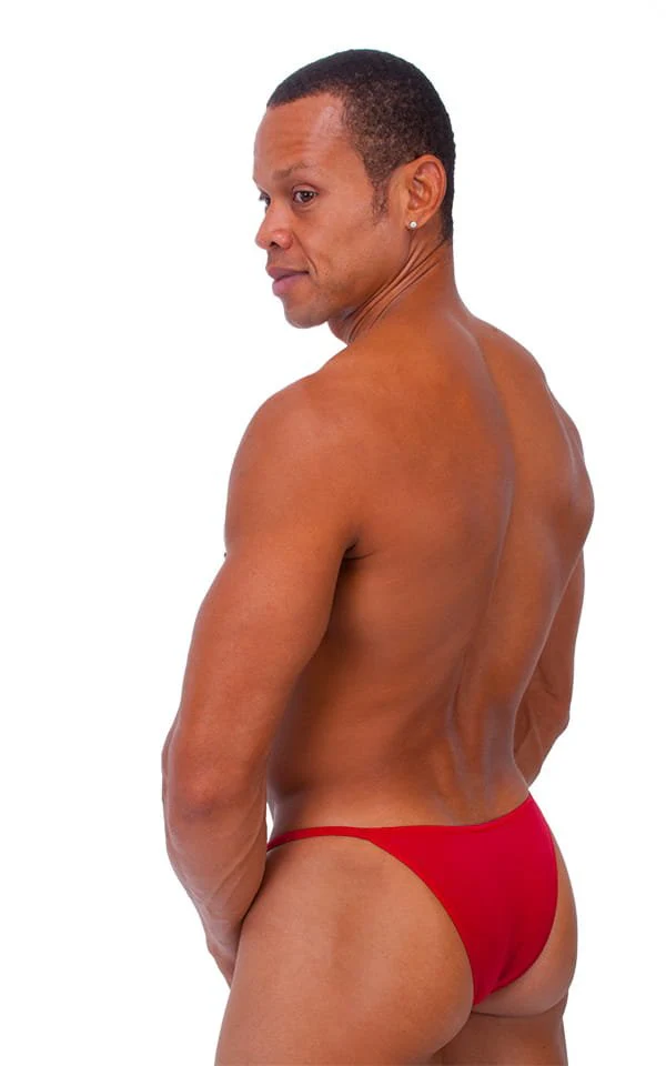 M27 - Mens Skinny Side 1/2 Back - Solid Sheer Semi Sheer - Image 2