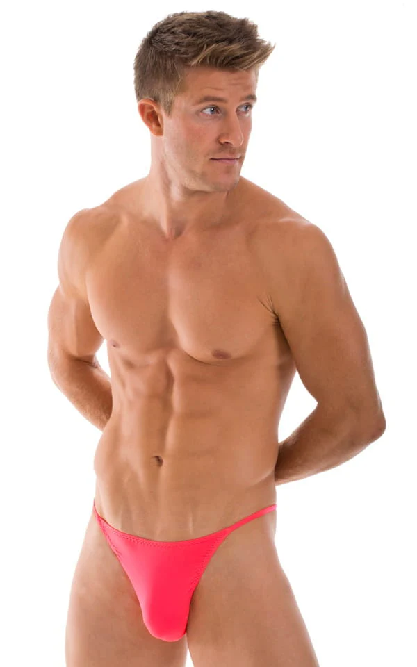 M27 - Mens Skinny Side 1/2 Back - Solid Sheer Semi Sheer - Image 4