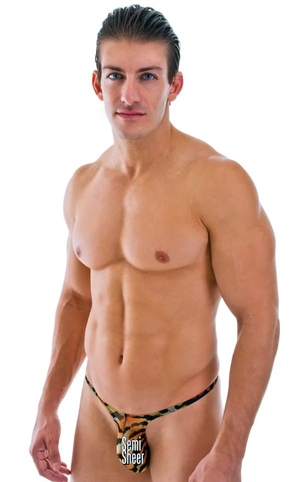 M57 - Mens Skinny Side Skimpy Back Bikini - Mesh - Image 19