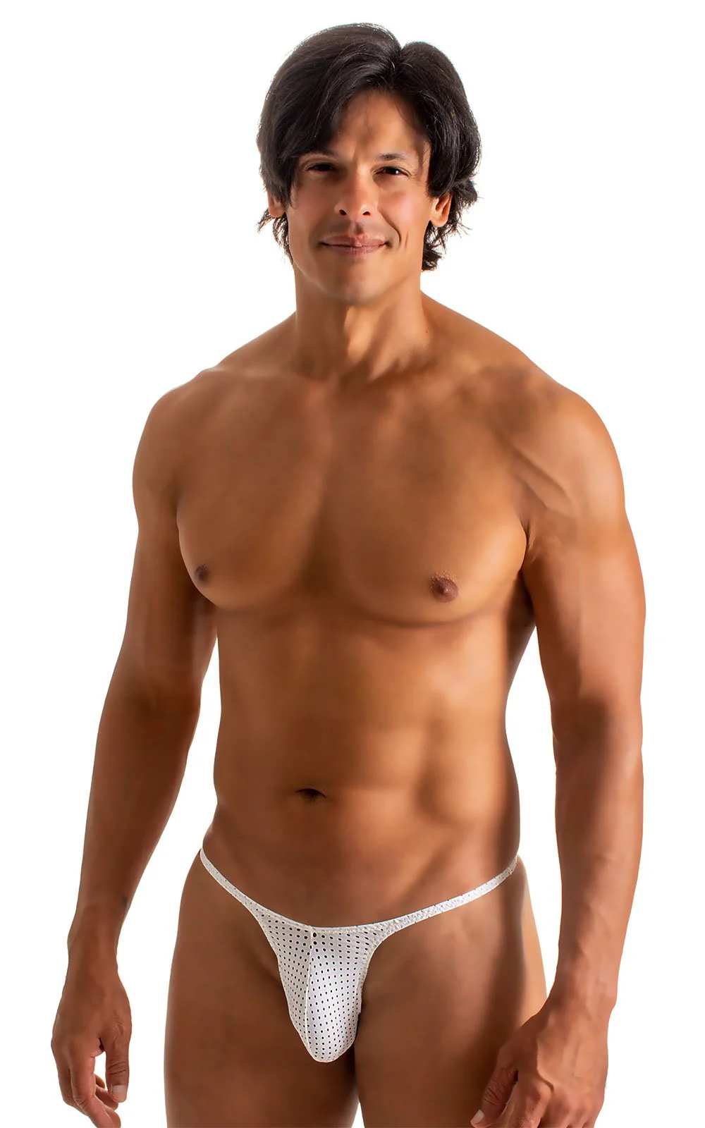 M57 - Mens Skinny Side Skimpy Back Bikini - Mesh - Image 50