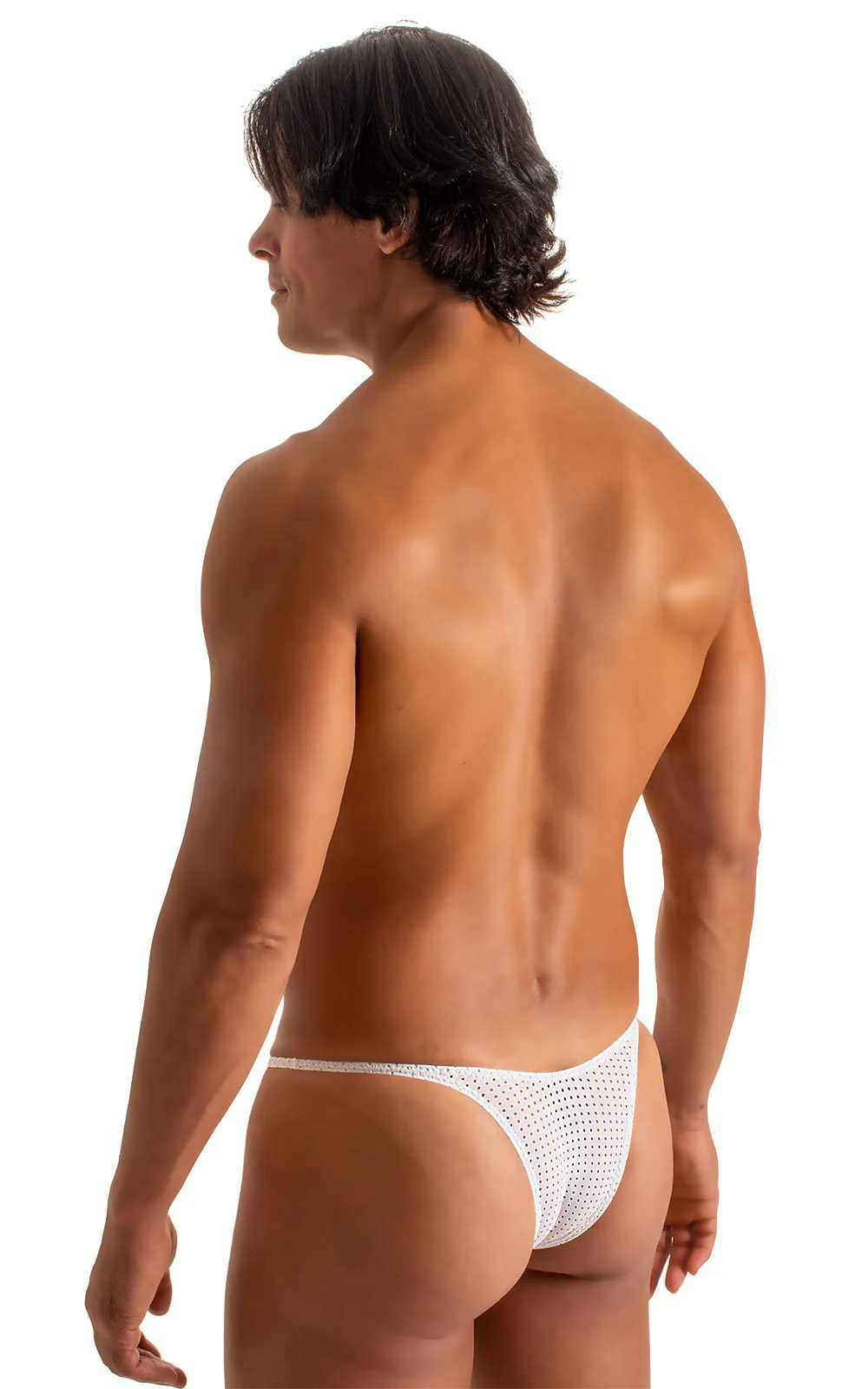 M57 - Mens Skinny Side Skimpy Back Bikini - Mesh - Image 52