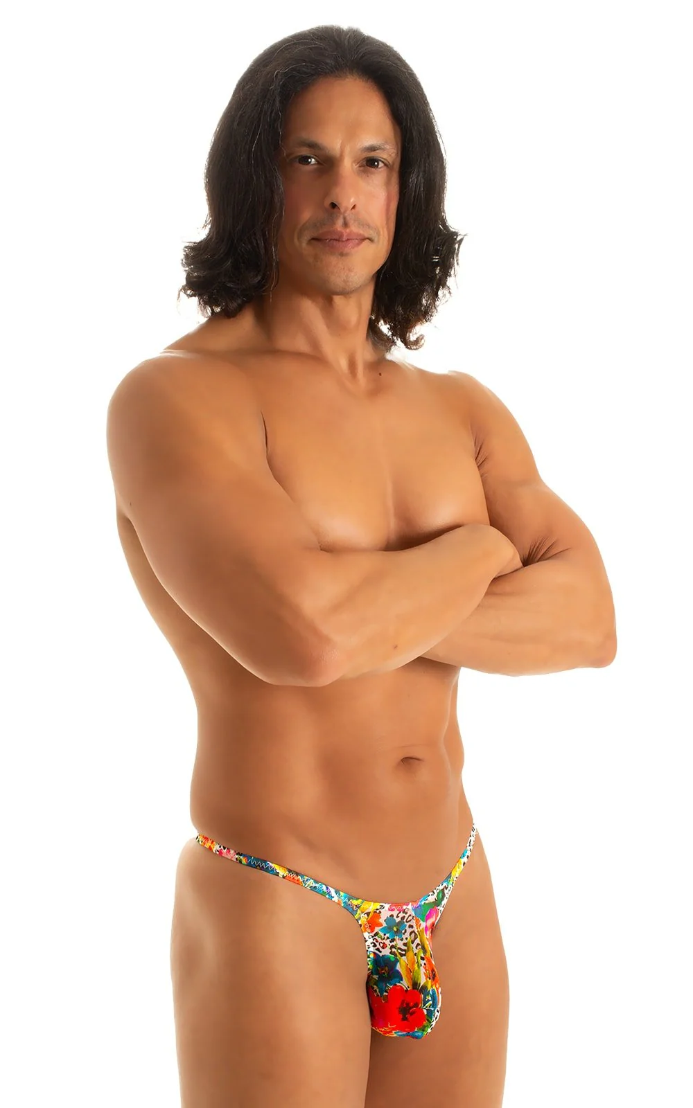 M57 - Mens Skinny Side Skimpy Back Bikini - Mesh - Image 56