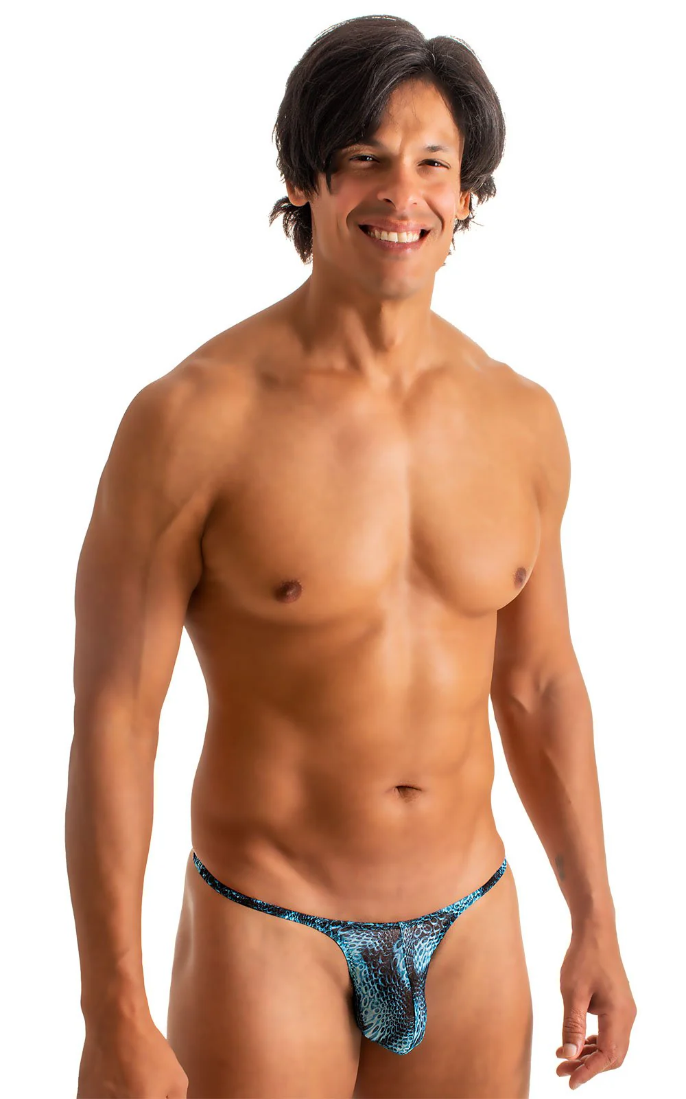 M57 - Mens Skinny Side Skimpy Back Bikini - Mesh - Image 69