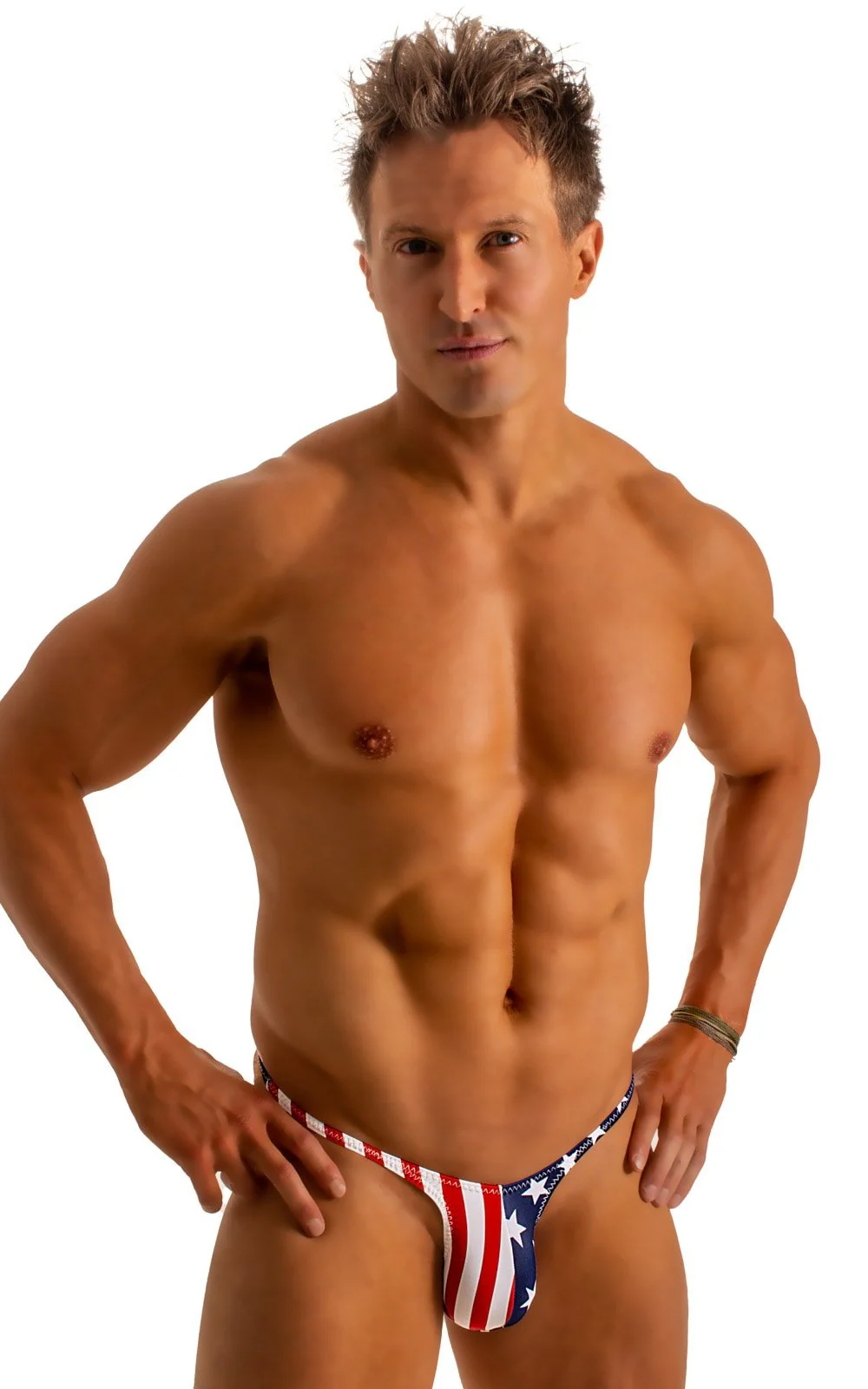 M57 - Mens Skinny Side Skimpy Back Bikini - Prints - Image 19