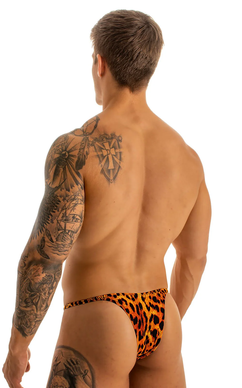 M57 - Mens Skinny Side Skimpy Back Bikini - Prints - Image 26
