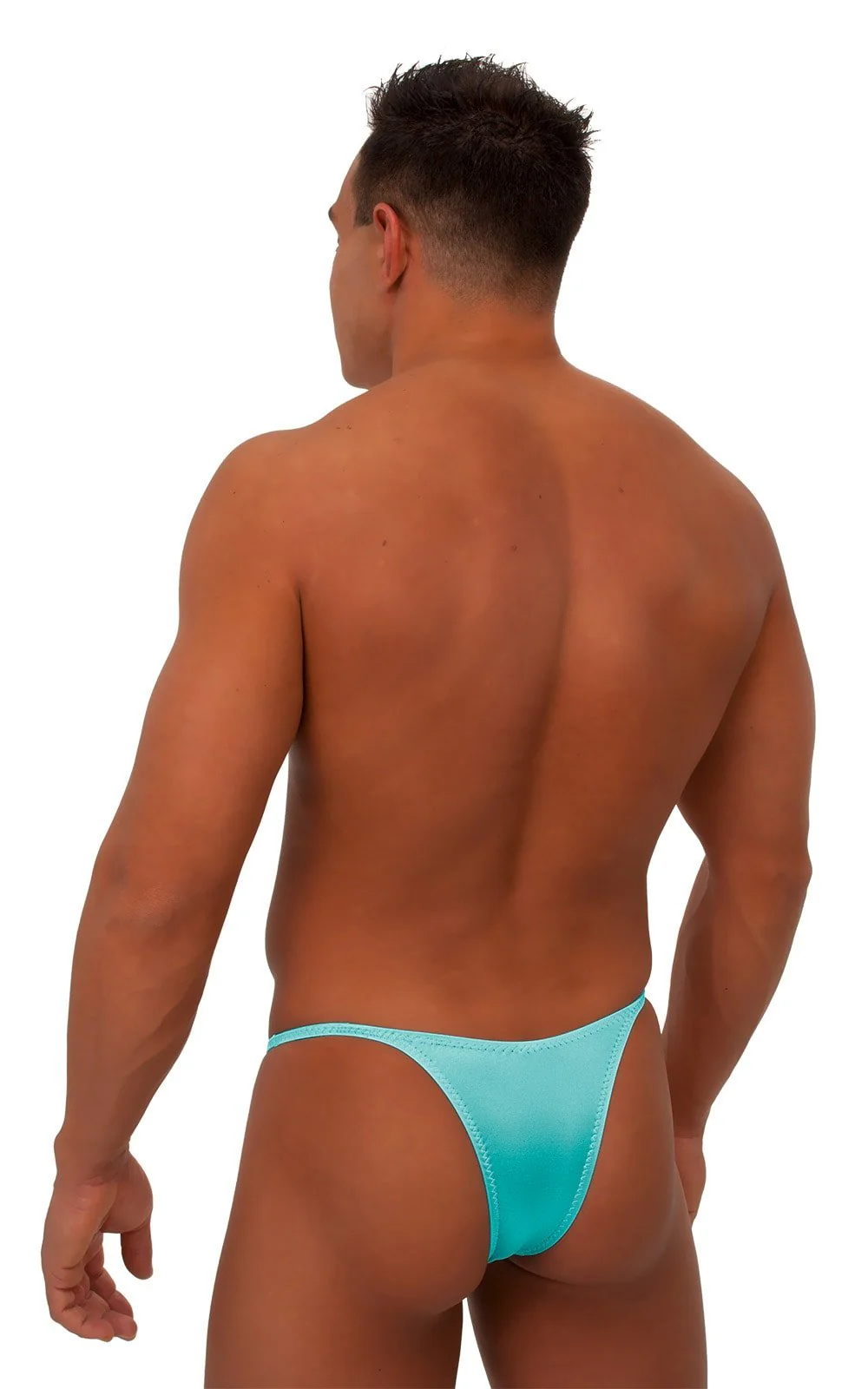 M57 - Mens Skinny Side Skimpy Back Bikini - Solids - Image 25
