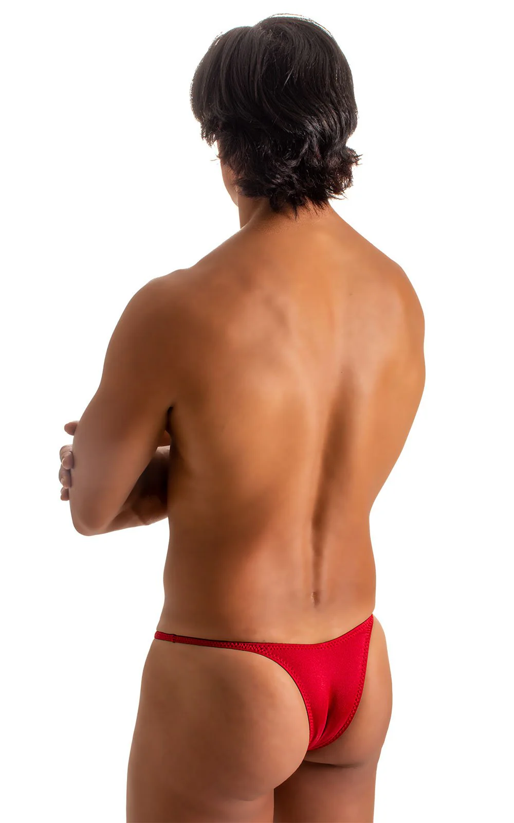 M57 - Mens Skinny Side Skimpy Back Bikini - Solids - Image 39