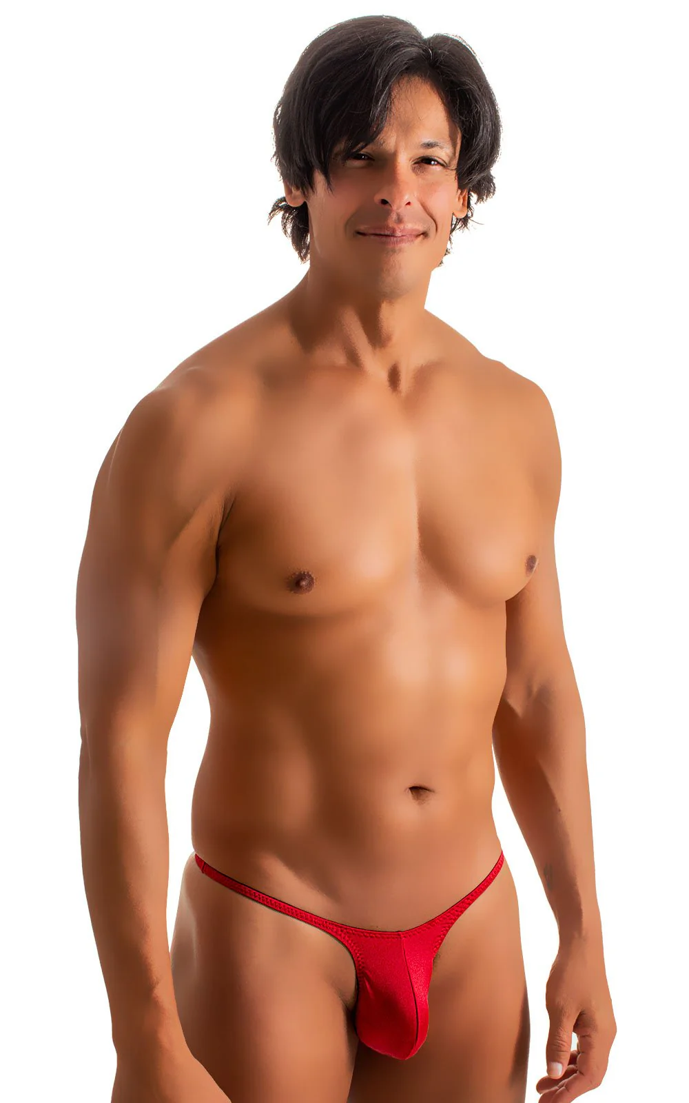 M57 - Mens Skinny Side Skimpy Back Bikini - Solids - Image 40