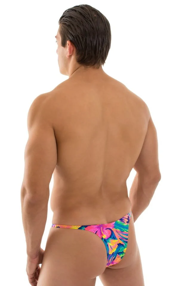 M57 - Mens Skinny Side Skimpy Back Bikini - Tan Through - Image 8