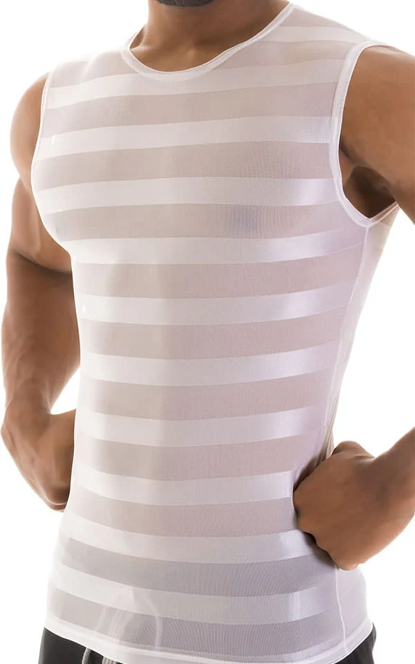 G20 - Mens Sleeveless Muscle Tee - Mesh - Image 11