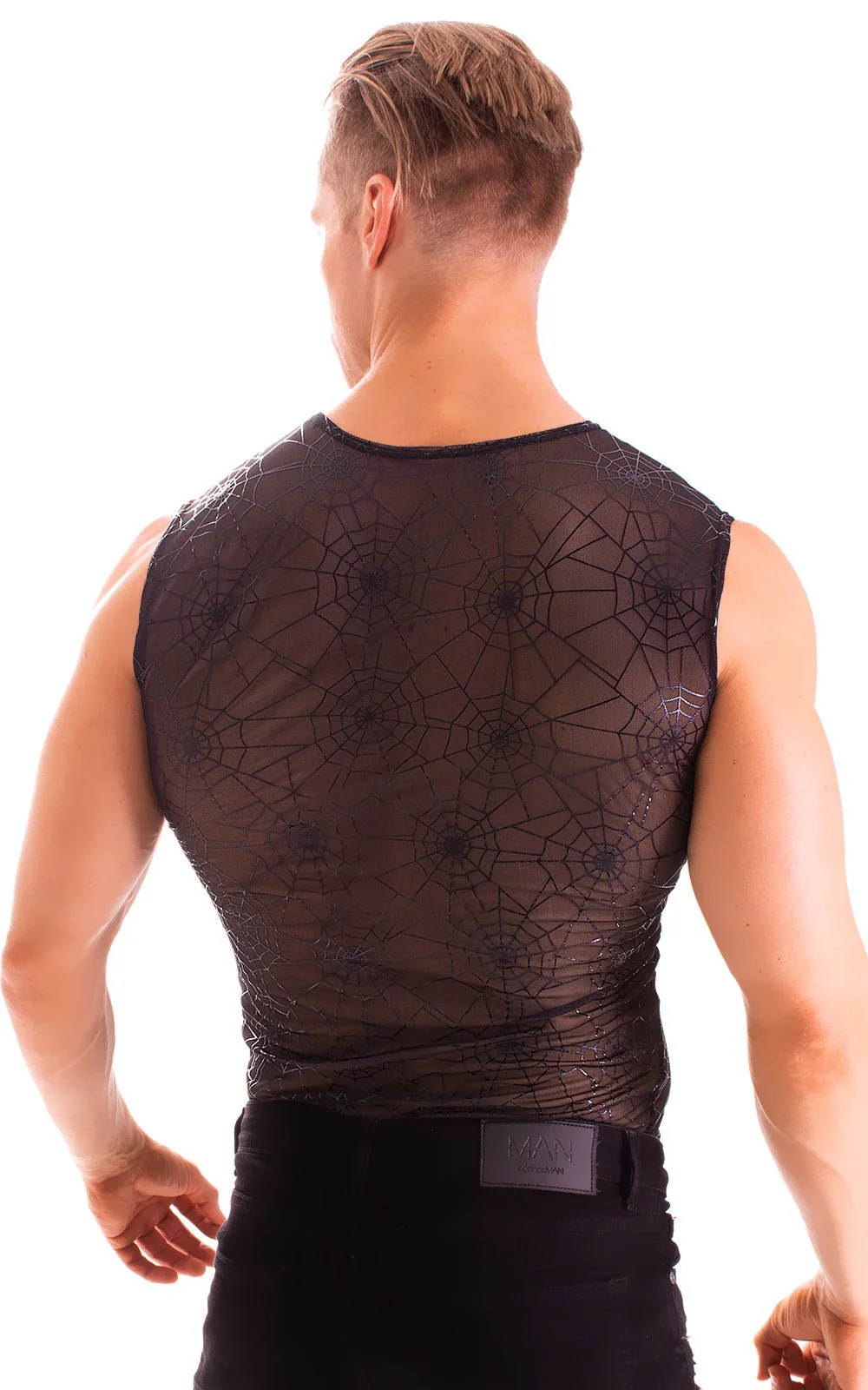 G20 - Mens Sleeveless Muscle Tee - Mesh - Image 14